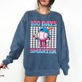 100 Days Smarter Baseball Drip Boys 100 Days Of School Kids Comfort Colors Sweatshirt Blue Jean 100 Days Smarter Baseball Drip Boys 100 Days Of School Kids Comfort Colors Sweatshirt Blue Jean