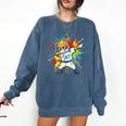 67 Baseball Dabbing Cat 6 7 Dripping Ice Cream Meme Comfort Colors Sweatshirt Blue Jean 67 Baseball Dabbing Cat 6 7 Dripping Ice Cream Meme Comfort Colors Sweatshirt Blue Jean