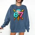 67 Baseball Ice Cream Drip Kids Comfort Colors Sweatshirt Blue Jean 67 Baseball Ice Cream Drip Kids Comfort Colors Sweatshirt Blue Jean