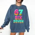 67 Ice Cream Drip Baseball Six Seven 6-7 Meme Teen Boy Comfort Colors Sweatshirt Blue Jean 67 Ice Cream Drip Baseball Six Seven 6-7 Meme Teen Boy Comfort Colors Sweatshirt Blue Jean