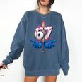 Baseball 67 Six Seven Gen Alpha Meme Drip Comfort Colors Sweatshirt Blue Jean Baseball 67 Six Seven Gen Alpha Meme Drip Comfort Colors Sweatshirt Blue Jean