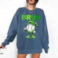 Baseball Bruh Drip Ice Cream Youth Boy St Patricks Day Comfort Colors Sweatshirt Blue Jean Baseball Bruh Drip Ice Cream Youth Boy St Patricks Day Comfort Colors Sweatshirt Blue Jean