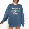 Baseball Mom Cute Retro Look Mothers Will Love Comfort Colors Sweatshirt Blue Jean Baseball Mom Cute Retro Look Mothers Will Love Comfort Colors Sweatshirt Blue Jean