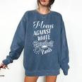 Baseball Mom Tees Moms Against Baseball Pants Comfort Colors Sweatshirt Blue Jean