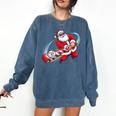 Baseball Santa 67 Christmas Xmas Pajamas Boys Comfort Colors Sweatshirt Blue Jean Baseball Santa 67 Christmas Xmas Pajamas Boys Comfort Colors Sweatshirt Blue Jean