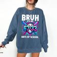 Bruh It's My 67 33 Days Of School Baseball 100 Days Smarter Comfort Colors Sweatshirt Blue Jean Bruh It's My 67 33 Days Of School Baseball 100 Days Smarter Comfort Colors Sweatshirt Blue Jean