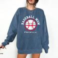 Chrysler Pacifica Baseball Mom Comfort Colors Sweatshirt Blue Jean Chrysler Pacifica Baseball Mom Comfort Colors Sweatshirt Blue Jean