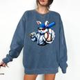 Cool Rabbit Baseball Easter Men Boy Toddler Kid Comfort Colors Sweatshirt Blue Jean Cool Rabbit Baseball Easter Men Boy Toddler Kid Comfort Colors Sweatshirt Blue Jean