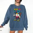 Ice Cream Drip Baseball Party 100 Days Of School Teacher Comfort Colors Sweatshirt Blue Jean Ice Cream Drip Baseball Party 100 Days Of School Teacher Comfort Colors Sweatshirt Blue Jean