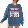 I'm a Bat Findin Washin' Baseball Mom Baseball Comfort Colors Sweatshirt Blue Jean