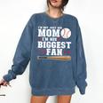 I'm Not Just His Mom I'm His Biggest Fan Baseball Mom Comfort Colors Sweatshirt Blue Jean I'm Not Just His Mom I'm His Biggest Fan Baseball Mom Comfort Colors Sweatshirt Blue Jean