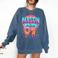 Mason 67 Costume Ice Cream Baseball Drip 6 7 Meme Six Seven Comfort Colors Sweatshirt Blue Jean Mason 67 Costume Ice Cream Baseball Drip 6 7 Meme Six Seven Comfort Colors Sweatshirt Blue Jean