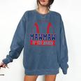 Mawmaw Rookie Of Year 1st Birthday Baseball Theme Matching Comfort Colors Sweatshirt Blue Jean Mawmaw Rookie Of Year 1st Birthday Baseball Theme Matching Comfort Colors Sweatshirt Blue Jean