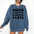 Moms Against Baseball Pants Baseball Mom Cool Comfort Colors Sweatshirt Blue Jean Moms Against Baseball Pants Baseball Mom Cool Comfort Colors Sweatshirt Blue Jean