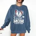 Senior Mom Class Of 2026 Baseball Graduation Heart Comfort Colors Sweatshirt Blue Jean Senior Mom Class Of 2026 Baseball Graduation Heart Comfort Colors Sweatshirt Blue Jean