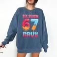 Six Seven Bruh 67 Ice Cream Drip Baseball For Men Women Kids Comfort Colors Sweatshirt Blue Jean Six Seven Bruh 67 Ice Cream Drip Baseball For Men Women Kids Comfort Colors Sweatshirt Blue Jean
