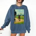 Tung Tung Tung Sahur Baseball Meme Comfort Colors Sweatshirt Blue Jean Tung Tung Tung Sahur Baseball Meme Comfort Colors Sweatshirt Blue Jean