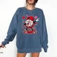 Valentines Baseball Toddler Boys Kids Dabbing Baseball Drip Comfort Colors Sweatshirt Blue Jean Valentines Baseball Toddler Boys Kids Dabbing Baseball Drip Comfort Colors Sweatshirt Blue Jean