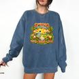 Women's Awesome Spring Trainings 2026 Baseball Arizona Florida Comfort Colors Sweatshirt Blue Jean