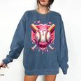 Women's Valentines Day Baseball Boys Ice Cream Drip Heart Youth Kids Comfort Colors Sweatshirt Blue Jean Women's Valentines Day Baseball Boys Ice Cream Drip Heart Youth Kids Comfort Colors Sweatshirt Blue Jean