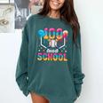 100 Days Of School Baseball Boys Ice Cream Drip 100th Day Comfort Colors Sweatshirt Chalky Mint 100 Days Of School Baseball Boys Ice Cream Drip 100th Day Comfort Colors Sweatshirt Chalky Mint