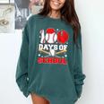 100 Days Of School Baseball Boys Kids Students Comfort Colors Sweatshirt Chalky Mint 100 Days Of School Baseball Boys Kids Students Comfort Colors Sweatshirt Chalky Mint