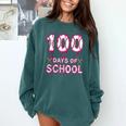 100 Days Of School Baseball Ice Cream Drip 100th Day Boys Comfort Colors Sweatshirt Chalky Mint