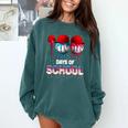 100 Days Of School Dripping Baseball 100th Day Teacher Boy Comfort Colors Sweatshirt Chalky Mint
