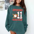 Awesome Since 2015 11 Year Old Boys Bday Baseball Theme Comfort Colors Sweatshirt Chalky Mint
