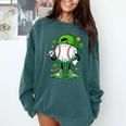 Baseball Drip Ice Cream Apparel Boy Youth St Patrick’s Day Comfort Colors Sweatshirt Chalky Mint