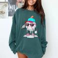 Baseball Drip Ice Cream Lifestyle Sprinkless Boy Kid Comfort Colors Sweatshirt Chalky Mint