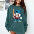 Baseball Drippy Style Apparel For Boys Youth Cool Baseball Comfort Colors Sweatshirt Chalky Mint Baseball Drippy Style Apparel For Boys Youth Cool Baseball Comfort Colors Sweatshirt Chalky Mint