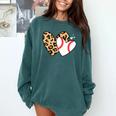 Baseball Heart Leopard Heart Sport Baseball Mom Comfort Colors Sweatshirt Chalky Mint Baseball Heart Leopard Heart Sport Baseball Mom Comfort Colors Sweatshirt Chalky Mint