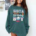 Baseball Ice Cream Drip Sista Of The Birthday Boy Comfort Colors Sweatshirt Chalky Mint Baseball Ice Cream Drip Sista Of The Birthday Boy Comfort Colors Sweatshirt Chalky Mint