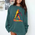 Baseball Player Comfort Colors Sweatshirt Chalky Mint Baseball Player Comfort Colors Sweatshirt Chalky Mint