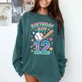 Birthday Boy 12th Birthday Baseball Comfort Colors Sweatshirt Chalky Mint Birthday Boy 12th Birthday Baseball Comfort Colors Sweatshirt Chalky Mint