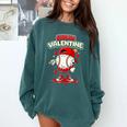 Bruh Valentine Baseball Drip Icecream Apparel Men Youth Boys Comfort Colors Sweatshirt Chalky Mint