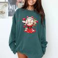 Cupid Baseball Drip Icecream Apparel Youth Boy Valentine Comfort Colors Sweatshirt Chalky Mint
