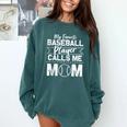 Cute My Favorite Baseball Player Calls Me Mom Baseball Moms Comfort Colors Sweatshirt Chalky Mint Cute My Favorite Baseball Player Calls Me Mom Baseball Moms Comfort Colors Sweatshirt Chalky Mint