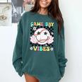 Game Day Vibes Softball Baseball Groovy Game Day Girls Women Comfort Colors Sweatshirt Chalky Mint Game Day Vibes Softball Baseball Groovy Game Day Girls Women Comfort Colors Sweatshirt Chalky Mint