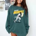 Jackson Merrill San Diego MLB Baseball Player MLBJME204M Comfort Colors Sweatshirt Chalky Mint