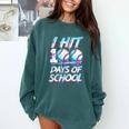 Kids 100 Days Of School 100th Day Baseball Ice Cream Drip Comfort Colors Sweatshirt Chalky Mint Kids 100 Days Of School 100th Day Baseball Ice Cream Drip Comfort Colors Sweatshirt Chalky Mint