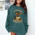 Littleton Longnecks Retro Minor League Baseball Comfort Colors Sweatshirt Chalky Mint Littleton Longnecks Retro Minor League Baseball Comfort Colors Sweatshirt Chalky Mint
