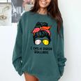 I Only Raise Ballers Softball Baseball Mom Comfort Colors Sweatshirt Chalky Mint