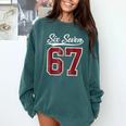 Six Seven Meme Boys Girls Kids 67 Baseball Jersey Comfort Colors Sweatshirt Chalky Mint Six Seven Meme Boys Girls Kids 67 Baseball Jersey Comfort Colors Sweatshirt Chalky Mint