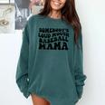 Somebody's Loud Mouth Baseball Mama Baseball Mom Comfort Colors Sweatshirt Chalky Mint