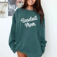 AS Tees Baseball Mom Mama Mommy Mother Comfort Colors Sweatshirt Chalky Mint