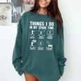 Things I Do In My Spare Time Baseball Lovers Kids Boys Comfort Colors Sweatshirt Chalky Mint Things I Do In My Spare Time Baseball Lovers Kids Boys Comfort Colors Sweatshirt Chalky Mint