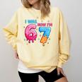 I Was 6 Now I'm 7 Meme Six Seven Baseball 7th Birthday Comfort Colors Sweatshirt Blue Spruce I Was 6 Now I'm 7 Meme Six Seven Baseball 7th Birthday Comfort Colors Sweatshirt Blue Spruce