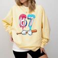 Baseball 67 Ice Cream Drip Six Seven Boys Comfort Colors Sweatshirt Blue Spruce Baseball 67 Ice Cream Drip Six Seven Boys Comfort Colors Sweatshirt Blue Spruce